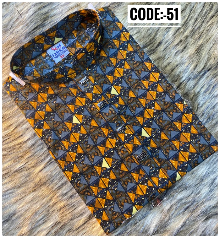 Digital Print Nimki Check Cotton Panjabi