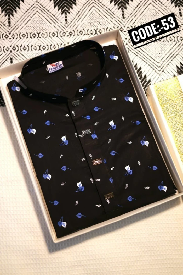 Pan Pata Design cotton Panjabi